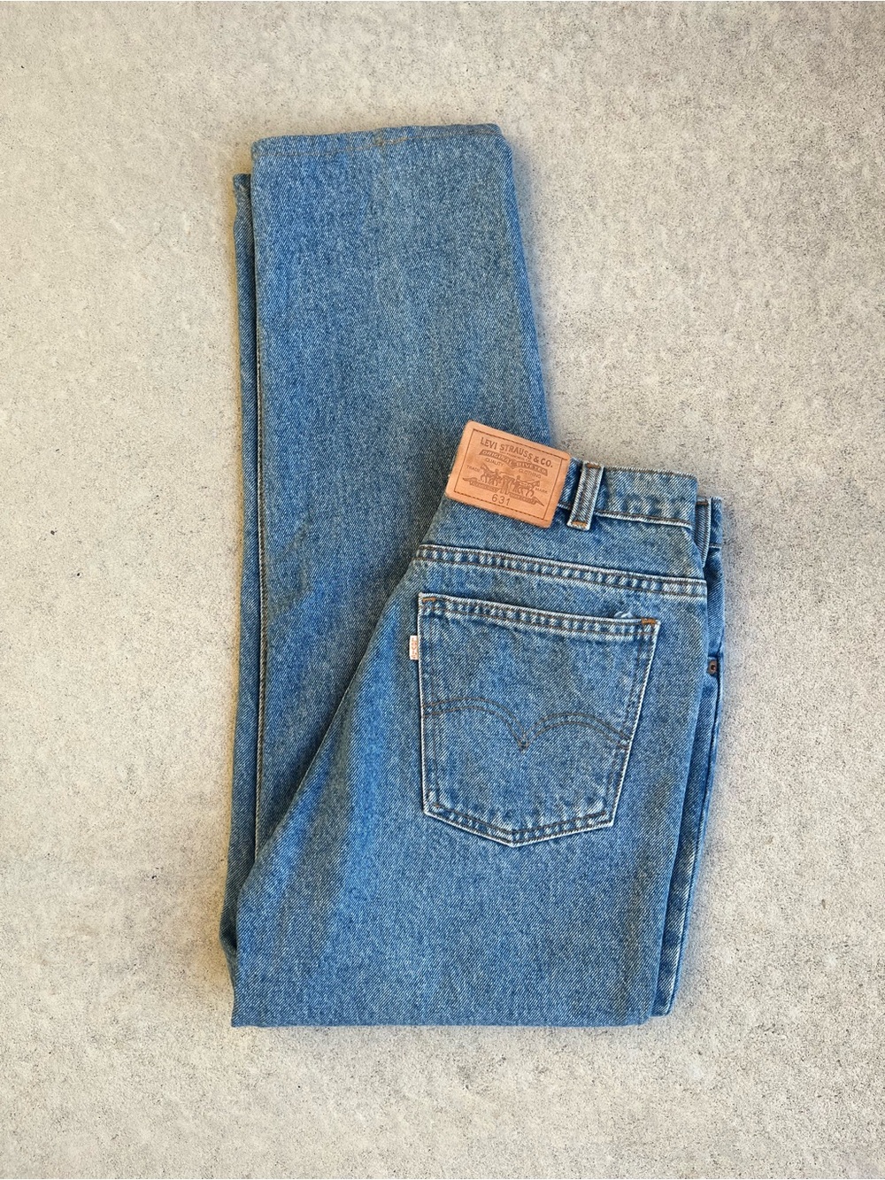 90s vintage Levi's Medium Blue Slim Straight Men's Jeans